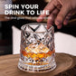 🥛💎Offerta speciale di Capodanno: sconto del 49%✨🔥Bicchiere da whisky girevole a 360°