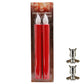 Candela LED lunga con telecomando e fiamma tremolante