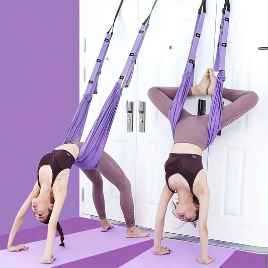 🔈🔈60%  DI SCONTO🔥 Cinghia per stretching yoga migliorata 🧘‍♀️✨ Attrezzatura di supporto professionale