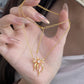 Collana Fuochi d'Artificio Romantica con Zirkoni Colorati