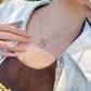 Collana Fuochi d'Artificio Romantica con Zirkoni Colorati
