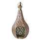Portacandele ornamentale in metallo traforat