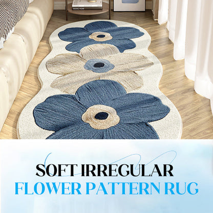 🧺 50% DI SCONTO ORA! ✨ Tappeto Morbido a Motivo Floreale – Design Irregolare, Silenzioso e Morbido Sotto i Piedi 🏠🌸