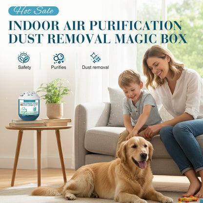 🔈🔈60% DI SCONTO🔥Purificatore d'aria per interni Magic Box🏠🌿| Rimozione della polvere e aria fresca per qualsiasi stanza✨