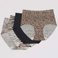 Slip Donna a Vita Alta Senza Cuciture con Stampa Animalier
