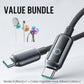 Value Bundle: Cavo di Ricarica Rapida Smart con Spegnimento Automatico AI + Organizer Cavi