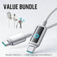 Value Bundle: Cavo di Ricarica Rapida Smart con Spegnimento Automatico AI + Organizer Cavi