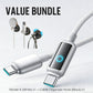 Value Bundle: Cavo di Ricarica Rapida Smart con Spegnimento Automatico AI + Organizer Cavi