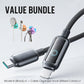 Value Bundle: Cavo di Ricarica Rapida Smart con Spegnimento Automatico AI + Organizer Cavi