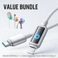 Value Bundle: Cavo di Ricarica Rapida Smart con Spegnimento Automatico AI + Organizer Cavi