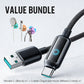 Value Bundle: Cavo di Ricarica Rapida Smart con Spegnimento Automatico AI + Organizer Cavi