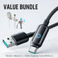 Value Bundle: Cavo di Ricarica Rapida Smart con Spegnimento Automatico AI + Organizer Cavi