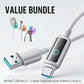 Value Bundle: Cavo di Ricarica Rapida Smart con Spegnimento Automatico AI + Organizer Cavi