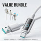 Value Bundle: Cavo di Ricarica Rapida Smart con Spegnimento Automatico AI + Organizer Cavi
