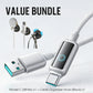 Value Bundle: Cavo di Ricarica Rapida Smart con Spegnimento Automatico AI + Organizer Cavi
