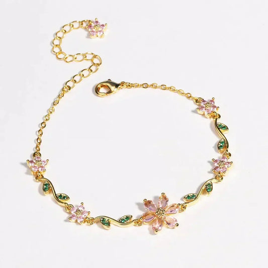 📢📢50% DI SCONTO! 🔥NOVITÀ 2026🔥 – Bracciale floreale (Gioiello e regalo ideale)