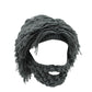 Cappello in maglia con parrucca e barba