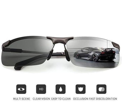 Occhiali da Sole Fotocromatici 2026 con Lenti Polarizzate Antiriflesso (50% di Sconto) 😎