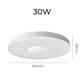 Plafoniera a LED in Cristallo, Lampada da Soffitto Moderna per Soggiorno