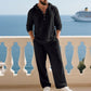 🔈🔈OFFERTA A TEMPO LIMITATO - SCONTO DEL 60%🔥Set da uomo composto da 2 pezzi: top casual con cappuccio e pantaloni