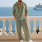 🔈🔈OFFERTA A TEMPO LIMITATO - SCONTO DEL 60%🔥Set da uomo composto da 2 pezzi: top casual con cappuccio e pantaloni
