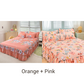 🔈🔈 OFFERTA LAMPO - SCONTO DEL 50% ⚡ Set di 3 Gonne da Letto con Volant 🛏️ – Stampa Floreale & Design a Doppio Strato!