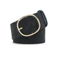 Cintura Larga da Donna in Ecopelle con Fibbia Rotonda