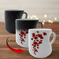 📢📢50% DI SCONTO!!!⏰ Tazza in Ceramica a Colore Cangiante con Manico a Forma di Cuore per San Valentino 💝✨