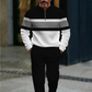 🔈🔈SCONTO DEL 62%🔥Set pullover e pantaloni con stampa grafica da uomo