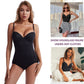 Body modellante con reggiseno | snellente arricciato - vita regolabile