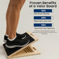 Tavoletta Inclinata Regolabile in Legno per Stretching Polpacci e Fitness