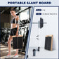Tavoletta Inclinata Regolabile in Legno per Stretching Polpacci e Fitness