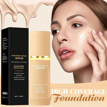 🔥Vendita calda 2026 50% DI SCONTO✨⚡ 50 000+ VENDUTI! 🎁Fondotinta perfezionante 4 in 1 – Coprenza alta, SPF & idratazione tutto il giorno 🤍✨