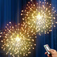 ✨ Catena Luminosa Fuochi d’Artificio a Energia Solare – Illuminazione Magica da Giardino per Feste e Serate