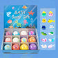 Set regalo di 12 bombe da bagno per bambini
