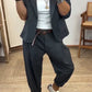 Giacca con colletto da donna + pantaloni - Elegante completo da lavoro