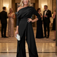 👗 ORA SCONTATO DEL 50%! ✨ Elegante tuta monospalla da donna – Gamba ampia e fluida, dettaglio gonna a portafoglio e tessuto traspirante di alta qualità per un look chic 💃