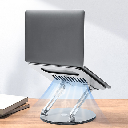 Supporto universale per laptop regolabile e girevole a 360°