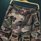 🩳 SCONTO DEL 50%! 🔥 Pantaloncini Cargo Camouflage da Uomo con Borchie – resistenti, ricchi di tasche e con un robusto motivo mimetico – ideali per le attività all'aperto e per l'uso quotidiano 🌿