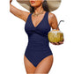 Costume da Bagno Intero Donna Modellante Effetto Pancia Piatta