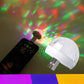 Luce portatile USB con effetto RGB per feste