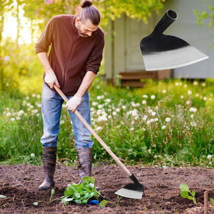 Testa di Zappa Sarchiatrice in Acciaio Robusto per Giardinaggio e Orto