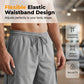 Pantaloncini casual da uomo con vita elasticizzata