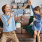 Apparecchio per karaoke portatile con 2 microfoni wireless