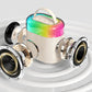 Apparecchio per karaoke portatile con 2 microfoni wireless