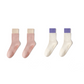 Calzini Pilates con grip ultra morbidi a mezza gamba