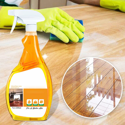 ScratchErase Spray per pavimenti in legno alla cera d'api – Pulisce, ridona lucentezza e rimuove i graffi