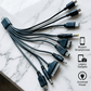 Cavo di ricarica USB universale 10 in 1 – Veloce, versatile e perfetto per tutti i dispositivi