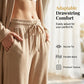 Completo elegante 3 pezzi: pantaloni a gamba larga, cardigan e top