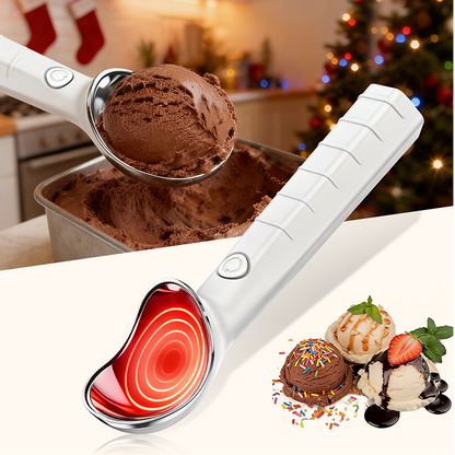Cucchiaio Elettrico per Gelato Autoriscaldante – Porzioni Perfette Senza Sforzo